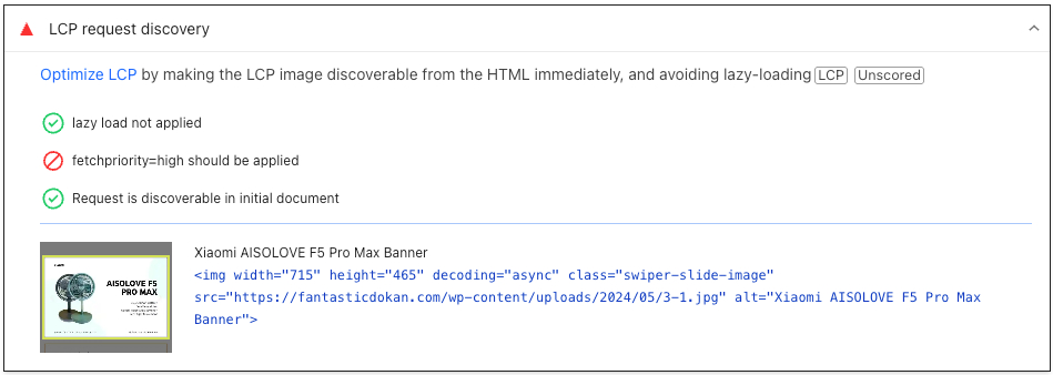 Stop the Scroll: How a One-Second Delay in LCP Kills Your Conversions 1 PageSpeed Insights lcp